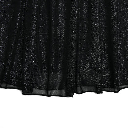 Plus Size Fall Dresses Women'S Strapless Mini Dress, Glitter Tulles Homecoming Dresses for Teens, a Line Short Prom Cocktail Gown with Bow Black M