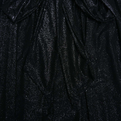 Plus Size Fall Dresses Women'S Strapless Mini Dress, Glitter Tulles Homecoming Dresses for Teens, a Line Short Prom Cocktail Gown with Bow Black M